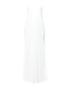 Alexander Mcqueen Long Dresses In White