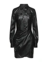 Pinko Short Dresses In Black