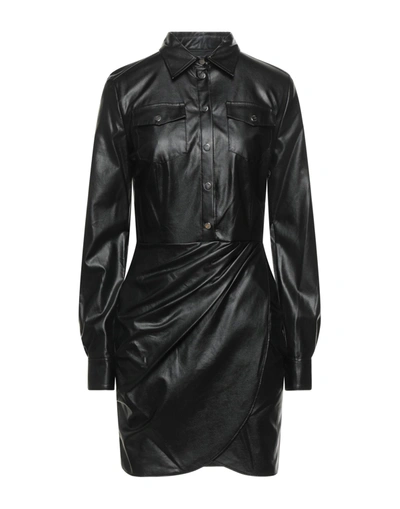 Pinko Short Dresses In Black