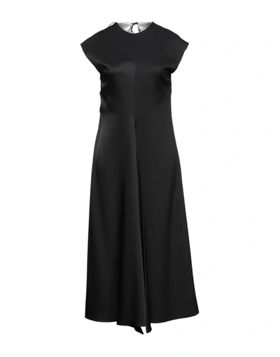 Peter Do Midi Dresses In Black