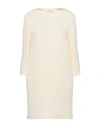 L'autre Chose Short Dresses In Ivory