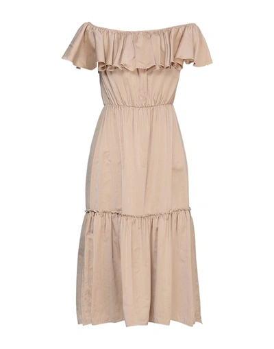 Federica Tosi Midi Dresses In Beige