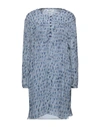 Isabel Marant Étoile Marant Étoile Woman Mini Dress Sky Blue Size 6 Viscose In Blue