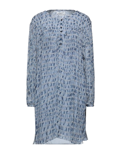 Isabel Marant Étoile Marant Étoile Woman Mini Dress Sky Blue Size 6 Viscose