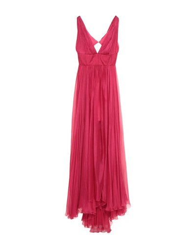 Maria Lucia Hohan Long Dresses In Fuchsia