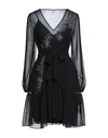 Twinset Short Dresses In Black