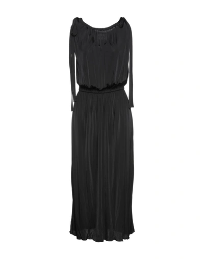 Mauro Grifoni Midi Dresses In Black