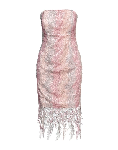 Les Bourdelles Des Garçons Midi Dresses In Blush