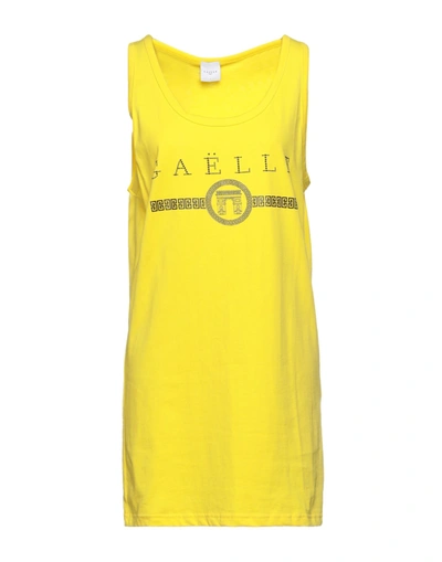 Gaelle Paris Short Dresses In Yellow