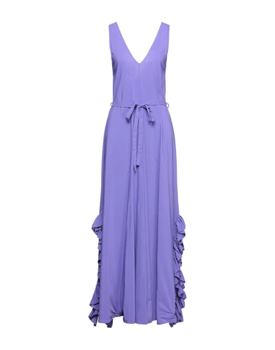 Suoli Long Dresses In Purple