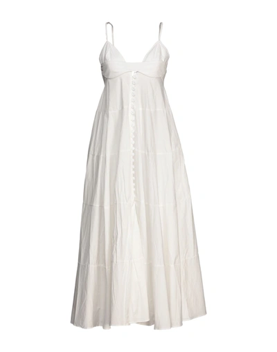 Jacquemus Long Dresses In White
