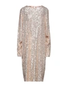 In The Mood For Love Midi Dresses In Gold