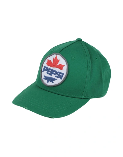 Dsquared2 Hats In Green