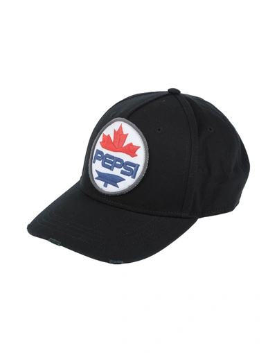 Dsquared2 Hats In Black