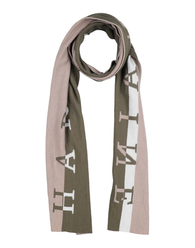 Harmont & Blaine Scarves In Military Green