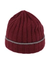 Brunello Cucinelli Hats In Maroon