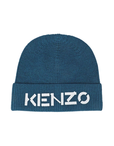 Kenzo Hats In Blue