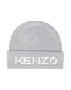 Kenzo Hats In Light Grey