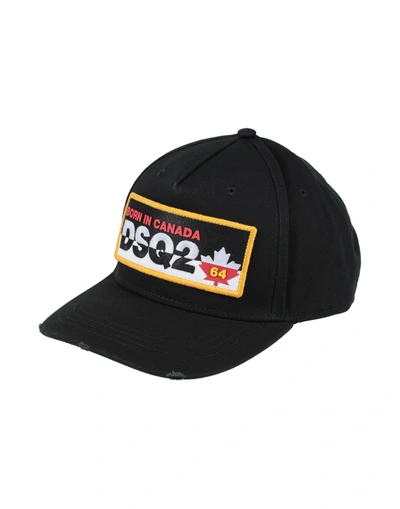 Dsquared2 Hats In Black
