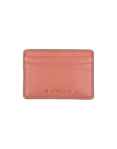 Michael Michael Kors Document Holders In Pastel Pink