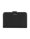 Furla Babylon M Compact Wallet Woman Wallet Black Size - Soft Leather