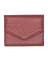 Maison Margiela Wallets In Brick Red