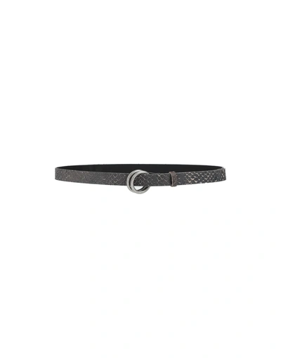 Blouson Belts In Grey