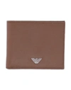 Emporio Armani Wallets In Brown