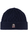 PARAJUMPERS LOGO-PATCH BEANIE