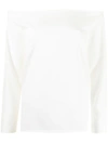 GOODIOUS OFF-SHOULDER LONG-SLEEVED T-SHIRT