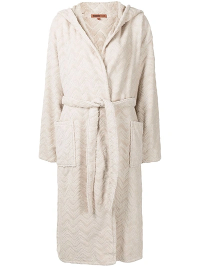 MISSONI REX ZIG ZAG PATTERN BATHROBE