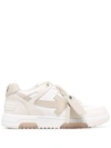 Off-white White Out Of Office Low-top Leather Sneakers In Weiss