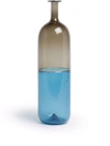 Venini Bolle Bottle Vase In Grau