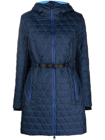 Rossignol Hooded Puffer Jacket In Blue