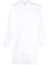 Yohji Yamamoto Long-sleeve Button-fastening Shirt In Weiss