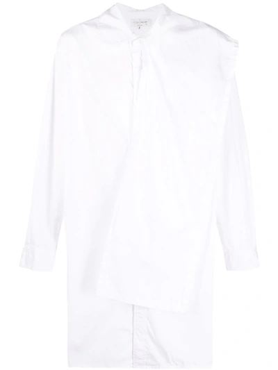 Yohji Yamamoto Long-sleeve Button-fastening Shirt In Weiss