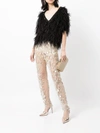 JENNY PACKHAM SEQUINED TAPERED TROUSERS