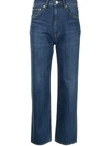 Tu Es Mon Tresor The Emerald Boyfriend Jeans In Blue