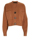 Proenza Schouler Oversized Cashmere-blend Ponte De Roma Sweater In Brown