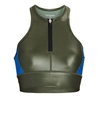 ALL ACCESS ZIP FRONT RACERBACK SPORTS BRA,060126804197