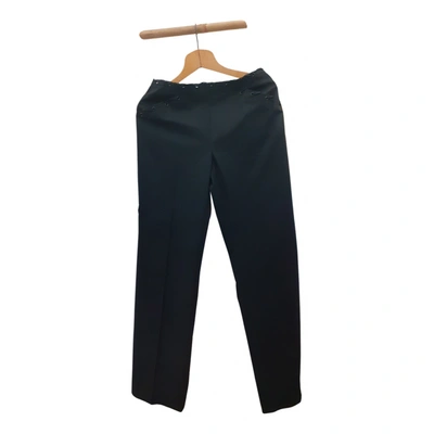 Pre-owned Les Copains Trousers In Black