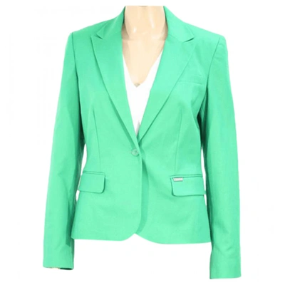 Pre-owned Calvin Klein Jacket In Green