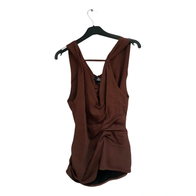 Pre-owned Jacquemus La Bomba Top In Brown
