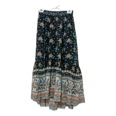 Pre-owned Ulla Johnson Silk Mid-length Skirt In Multicolour