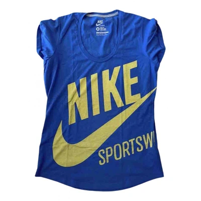 Pre-owned Nike T-shirt In Purple