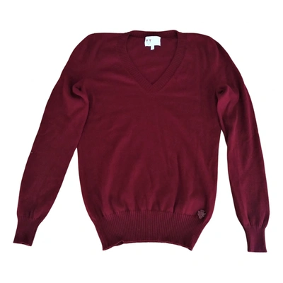 Pre-owned Gucci Cashmere Knitwear In Burgundy