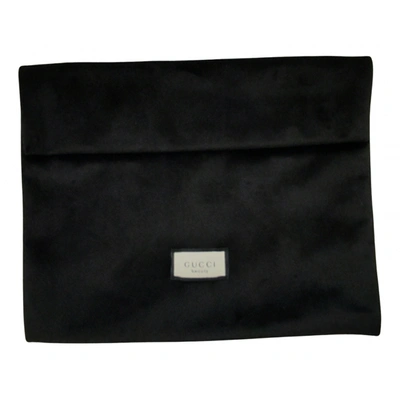Pre-owned Gucci Clutch Bag In Black