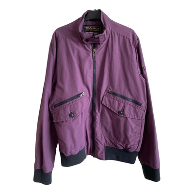 Pre-owned Woolrich Jacket In Purple