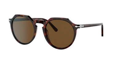 Persol Unisex Sunglasses Po3281s In Brown