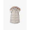 THE WHITE COMPANY WOMENS ALABASTER PADDED SHELL-DOWN GILET 12